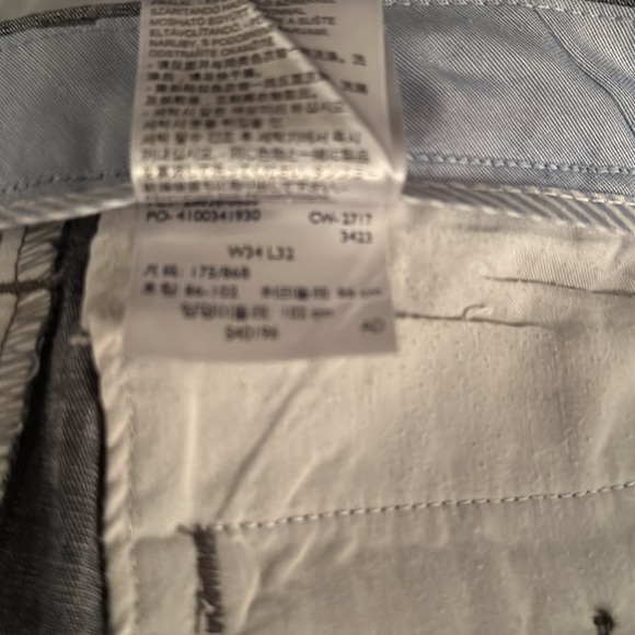 Men’s Dockers Straight Fit Slacks 32 x 34, cotton khakis slim tapered fit.. nice - Picture 5 of 6